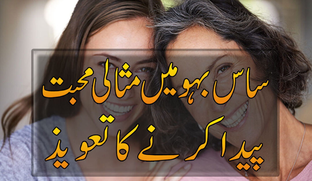 Saas Aur Bahu Ki Muhabbat